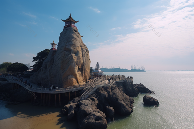 蓝色海边特色景区石头拍摄,高清,摄影图,摄影图片,图片大全,摄影图免费下载